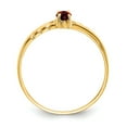 thumbnail image 2 of 14K Yellow Gold Ring Band with Stones (01) January Garnet Marquise Red, Size 9, 2 of 5