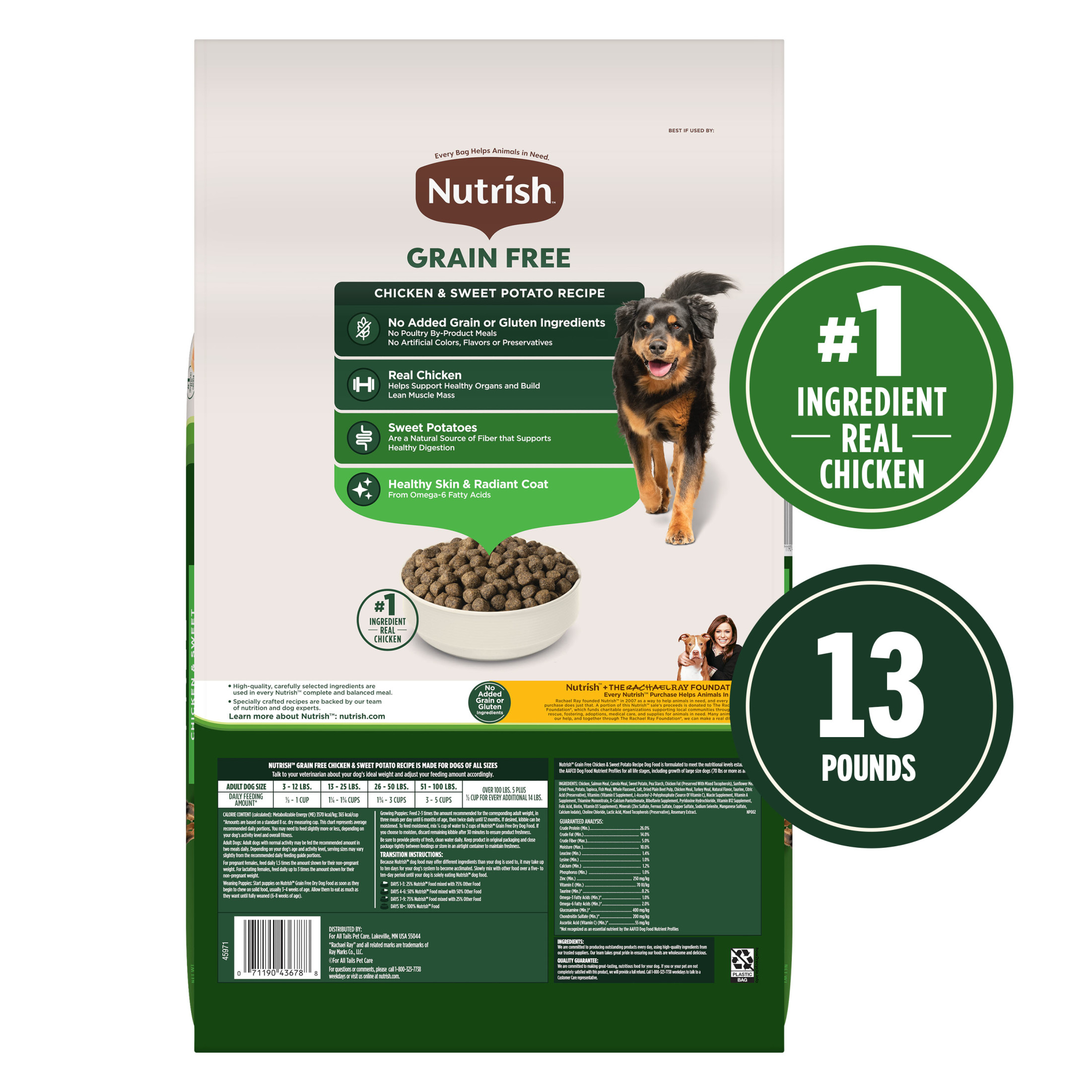 Nutrish Grain-Free Chicken Sweet Potato Dog Food by Rachael Ray photo 2