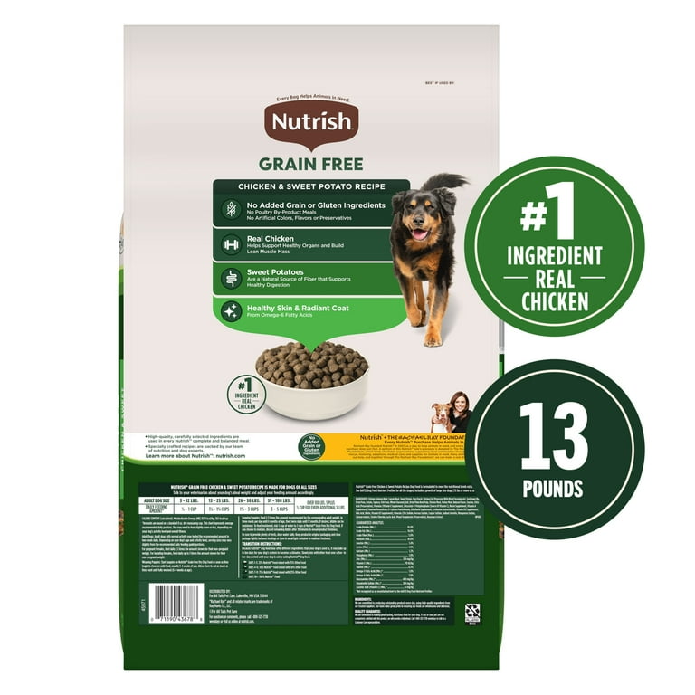 Nutrition Dogs And Sweet Potato Skins Rachael Ray Nutrish Grain