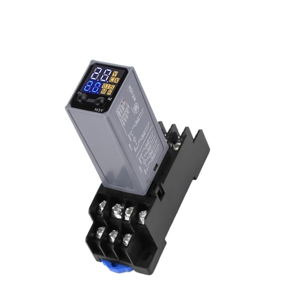 Adjustable Digital Timer Relay Switch 12V 24V 220V, 14-Pin Cycle Delay Controller