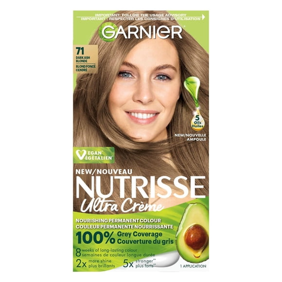 Garnier Nutrisse Ultra Crème, Permanent Hair Dye, Long-Lasting,1 unit
