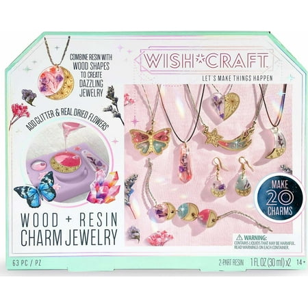 WishCraft Wood + Resin Charm Jewelry Kit