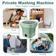 thumbnail image 5 of YasTant 6.5L Mini Washing Machine, Foldable Washer, Small Portable Washing Machine for Apartment, Laundry, Camping, RV, Travel, Underwear, Socks, Baby Clothes (110V-260V), 5 of 15