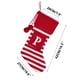 thumbnail image 3 of Christmas Large Letters Christmas Stockings Cute Striped Christmas Tree Pendant Holiday Decorations, 3 of 5