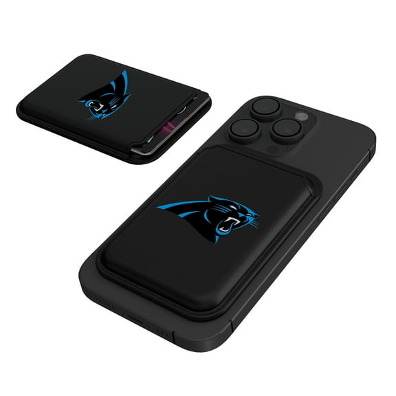 Keyscaper Carolina Panthers Magnetic Credit Card Wallet