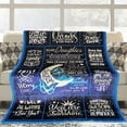 thumbnail image 2 of LHSHID Daughter Gifts from Stepmom Bonus Daughter Gifts Gift for Bonus Daughter Blanket Stepdaughter Gifts from Stepmom Bonus Daughter Birthday Gifts Gifts for Stepdaughter Blanket 50x60in, 2 of 6