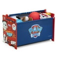 PAW Patrol Toy Box with Retractable Fabric Top by Delta Children, Blue