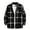 Black, variant on Flannel Jackets for Men Long Sleeve Plaid Quilt Fleece Sherpa Lined Button Down Shirt Jackets 2022 Fashion Fall Lapel Coat