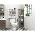thumbnail image 3 of UTEX 3-Shelf Bathroom Organizer Over The Toilet, Bathroom Space saver, Bathroom Shelf, White Finish, 3 of 3