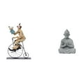 thumbnail image 1 of Figuras de payasos,Estatua de payaso,escultura,adorno de mesa,Colección de estatuillas de payasos adorables,Estatua de mono,Estatua de Buda Mono para Interior y Exterior Budista, 1 of 8