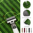 thumbnail image 5 of Round Rugs 6Ft, Green Football Field Round Area Rug Washable Indoor Throw Carpet, Modern Balls Sport Games Match Soft Non Slip Circle Rug for Office Cabinet Home Decor Aesthetic, 5 of 8