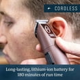 thumbnail image 6 of Oster Professional Men's Cordless Hair Trimmer/Clipper, Beard Grooming Tool, 6 of 6