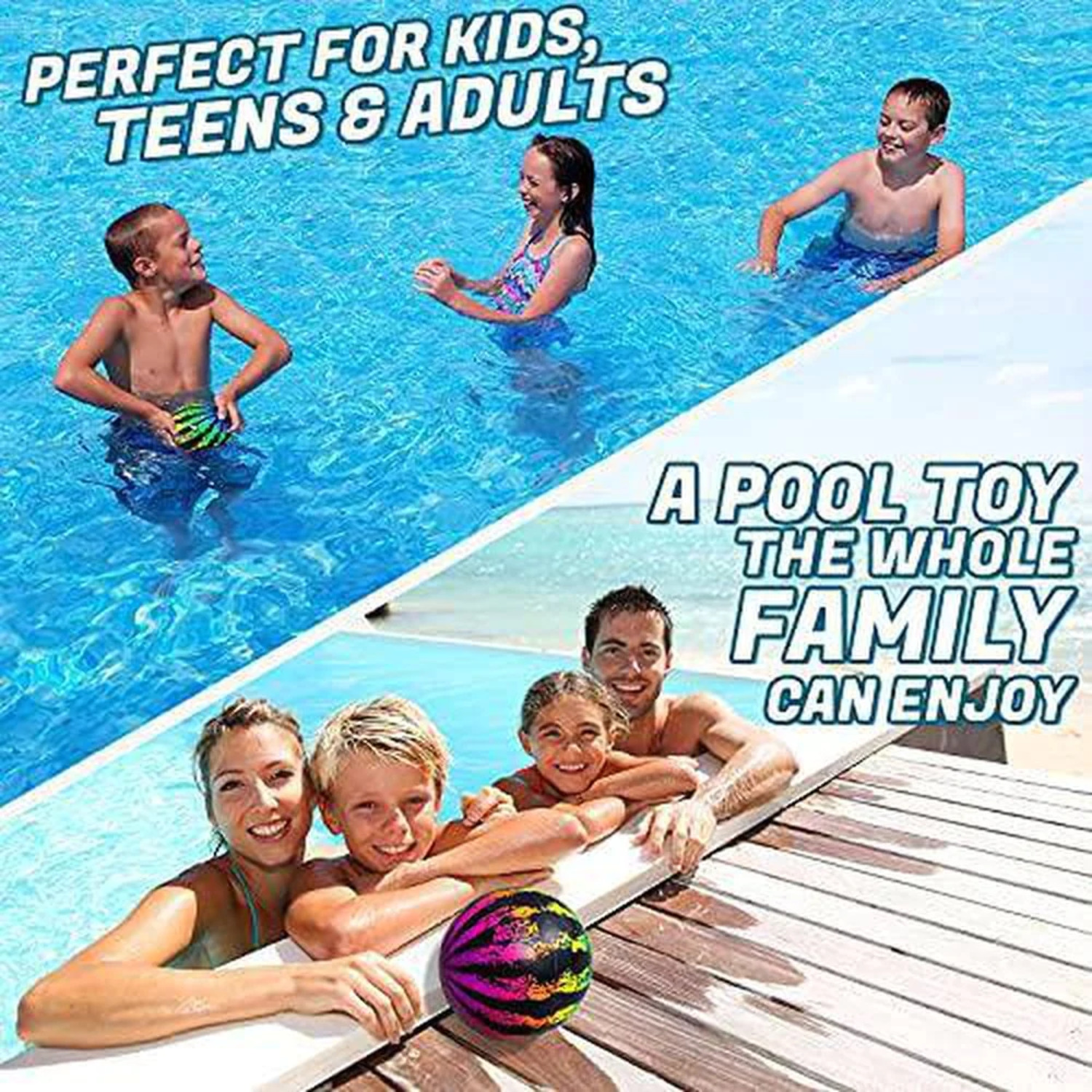 PlaSmart Watermelon Ball JR Pool Toy ? The Ball you Fill with