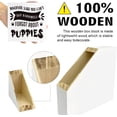 thumbnail image 3 of Zomyto 7x7 In Funny Dog Wooden Box Sign,Whoever Said You Can't Buy Happiness Forgot About Puppies, 3 of 7