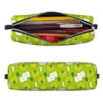 thumbnail image 2 of Cauagu Fruit Print Leather Pencil Pen Case - Stationery Bag Portable Stationery Bag Big Capacity Pencil Pouch Cosmetic Organizer Bag for Men & Women, 2 of 7