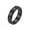Black, variant on Unisex Stainless Steel Fidget Engraved Moon & Stars Inlaid Cubic Zirconia Rotating Finger Ring Silver Size 11