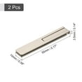 thumbnail image 2 of Unique Bargains Cell Phone Kickstand, 2Pack Portable Desk Stand Magnetic Foldable Stand Silver, 2 of 7