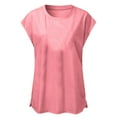 thumbnail image 5 of Aloohaidyvio Tops,Women Casual V-Neck Solid Color Casual Shirts Loose Fit Basic Blouse, 5 of 5