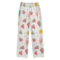 thumbnail image 2 of Watermelon Popsicle Pattern Pajama Pants Soft Lightweight Lounge Pants Bottoms Sleep Pants Warm Comfy, 2 of 9