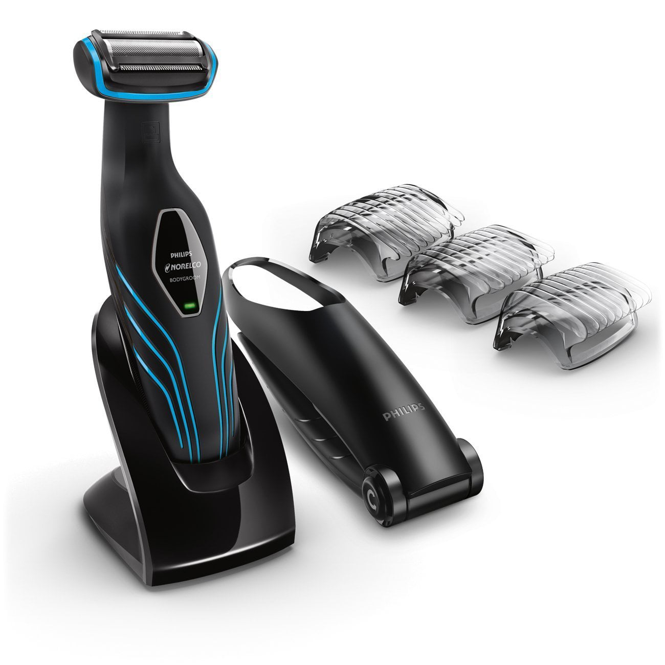 forskel bunker Slid Philips Norelco BG2034 Body groom Series 3100, Shave and trim with back  attachment - Walmart.com