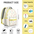 thumbnail image 2 of Abstract Boho Students Backpack Geometric Watercolor Rainbow Gradient Design with Starry Night Ocean Beach Scenery, 2 of 5