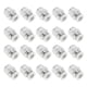 thumbnail image 1 of Accesorios de conexión rápida de aire Unique Bargains 1/4" rosca macho de línea de aire con conector plástico metálico 1/4"BSPT 20 Pcs tono blanco plateado, 1 of 1