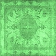 thumbnail image 1 of Ahgly Company Indoor Square Persian Emerald Green Traditional Area Rugs, 8' Square, 1 of 4