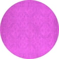 thumbnail image 1 of Ahgly Company Indoor Round Oriental Pink Industrial Area Rugs, 8' Round, 1 of 4