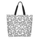 thumbnail image 1 of Balery Snake Bolsa Tote Estilo Estético con Cremalleras, Bolsa de Hombro, Bolsa de Compras Grande y Plegable, 1 of 8