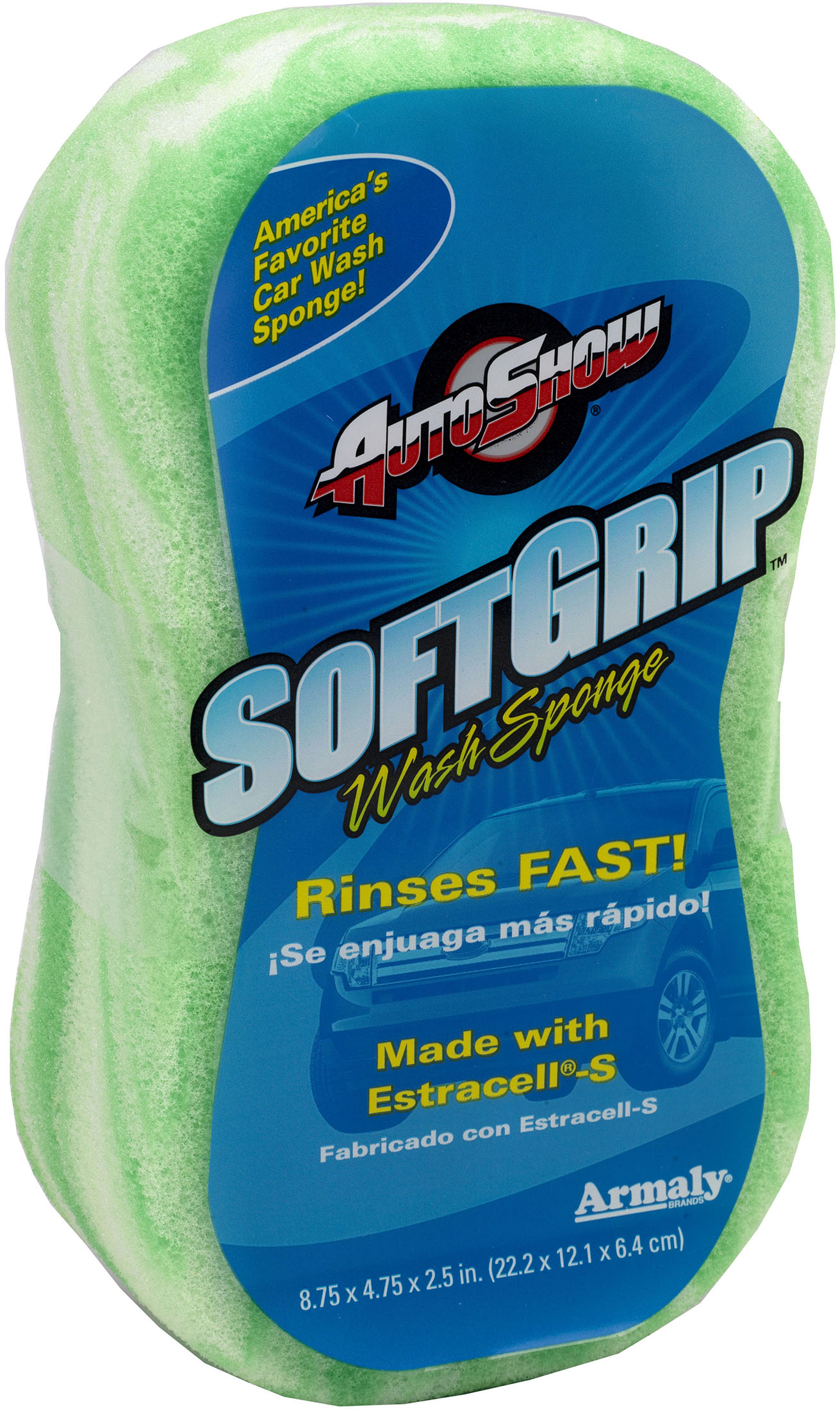 AutoShow Estracell-S Exterior Wash Sponge Assorted Colors
