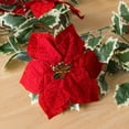 thumbnail image 4 of Xihbxyly Ofertas de Exceso de Existencias En Outlets de Prime 1 Pieza de Flor Navideña de Ratán para Colgar En La Pared Del Hogar, Flor de Pascua, Hoja Navideña de Ratán, Decoración para Chimenea, 62, 4 of 7