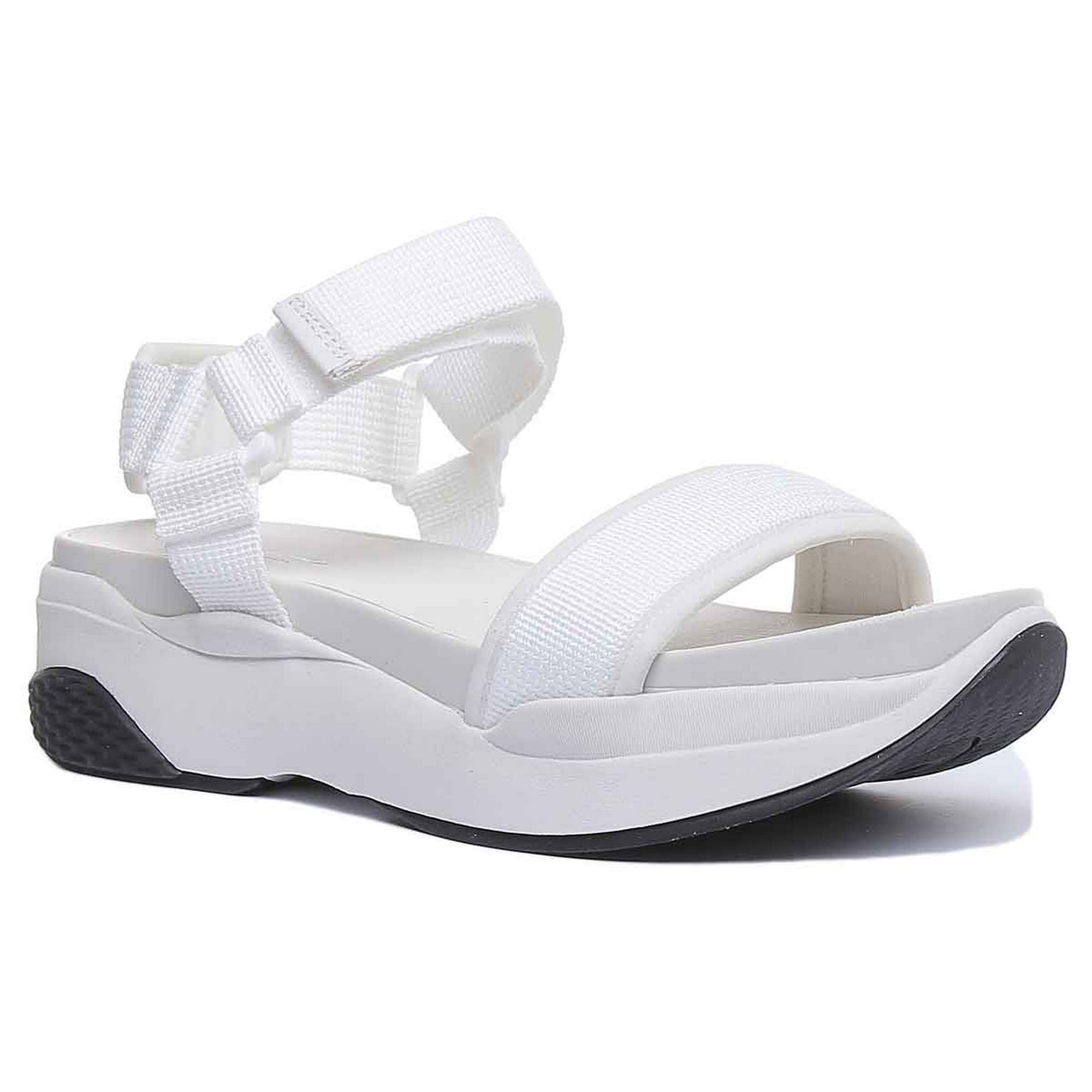 Vagabond Lori Women's Chunky Sole Strap Sandal In White Size 8 - Walmart.com