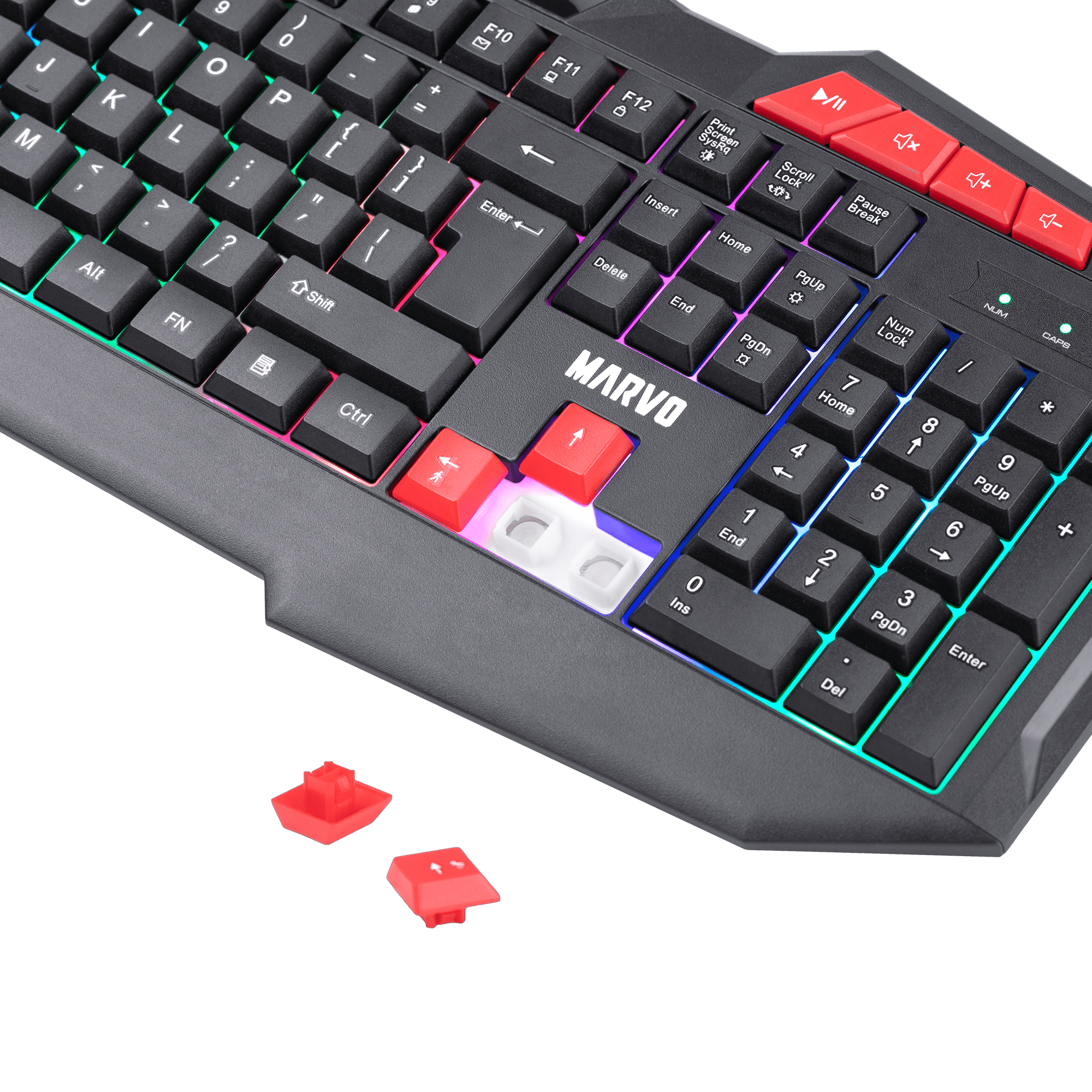 Marvo Gaming Keyboard 112 keys - K602 - Rainbow backlight