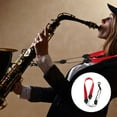 thumbnail image 1 of GAXIRE Saxophone Strap Nylon Red Comfortable Reduce Shoulder Pressure 1Pack, 1 of 8