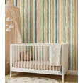 thumbnail image 5 of S4Sassy Stripes Wallpaper - Multi Wall Covering, 25" x 360" Self-Adhesive Textured Vinyl Walls Paper, Wallwrap, Easy DIY Wall Covering For Kids Bedroom, Kids room wall decor, Playroom wallpaper, 5 of 9