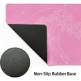 thumbnail image 3 of Pink Japanese Anime Gaming Mouse Pad XL Cute Kawaii Wave Moon Extended Large Desk Mat Big Mousepad Non-Slip Rubber Base Stitched Edge Long Desk Pad for Desktop Office PC Computer,31.5×11.8 Inches, 3 of 14
