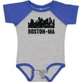 thumbnail image 3 of Inktastic Boston Massachusetts City Skyline with Grunge Boys or Girls Baby Bodysuit, 3 of 5