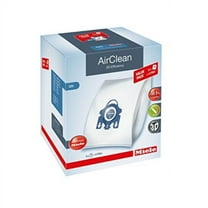 miele airclean 3d xl-pack gn dust vacuum bag, white