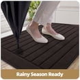 thumbnail image 6 of OEAKAY Doormat for Inside 35"x59", Non Slip Indoor Doormat for Entryway, Low Profile Entryway Rugs, Easy Clean Dirt Trapper Welcome Mat for Inside, Brown, 6 of 9