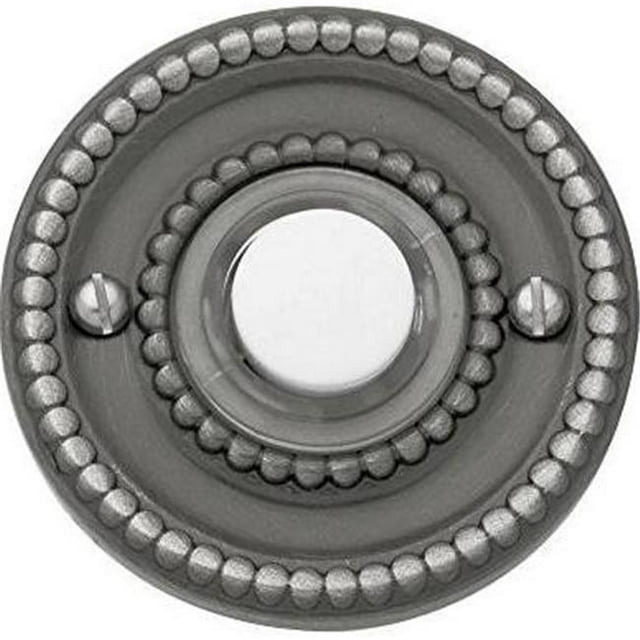 Baldwin 4850151 Beaded Bell Button, Antique Nickel