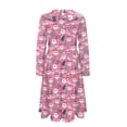 thumbnail image 5 of DISNIMO Kids Christmas Dresses for Girls 5-6 Dresses for Kids Collar Dress Girls Long Sleeve Collared Dress for Kids Swing Casual Dress for Childrens Twirl Dress Girl Fall Dresses Dress, 5 of 7