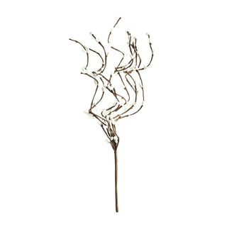 Artificial Dried Branch Twig Curly Willow Branch Artificial Branches Floral Home Decor for Home Office Party Hotel Restaurant Patio or Yard Decoration