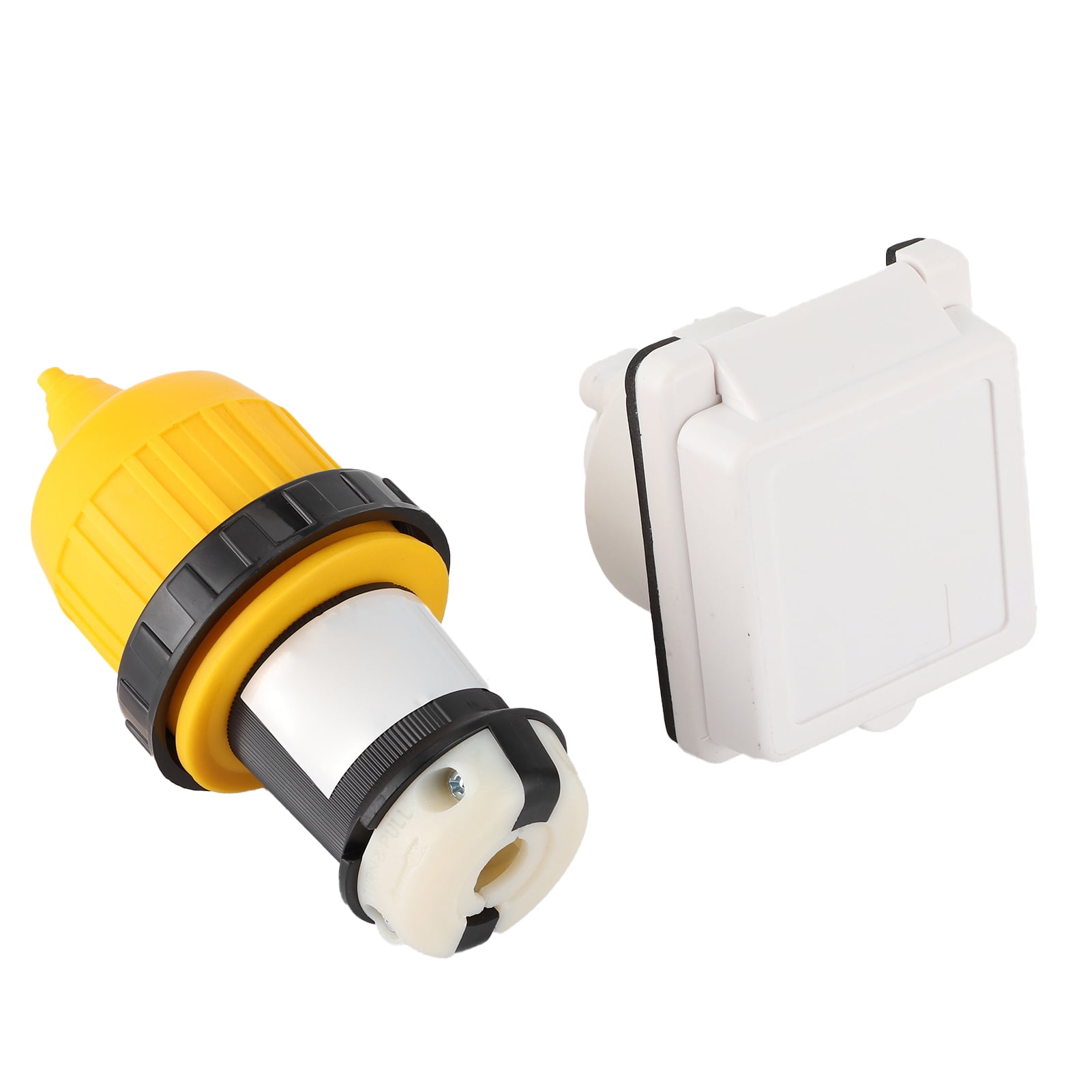 30a Accessory 3pcs 30 AMP RV Power Inlet Kit Cord End Connector Lock US Plug With Waterproof