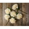 thumbnail image 2 of Floral Roses Silk & Organza Single Bloom on Stem 14 inch Ivory 24 Pc, 2 of 3