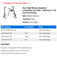 thumbnail image 2 of Rear Right Window Regulator - Compatible with 2004 - 2008 Ford F-150 Crew Cab Pickup 2005 2006 2007, 2 of 2
