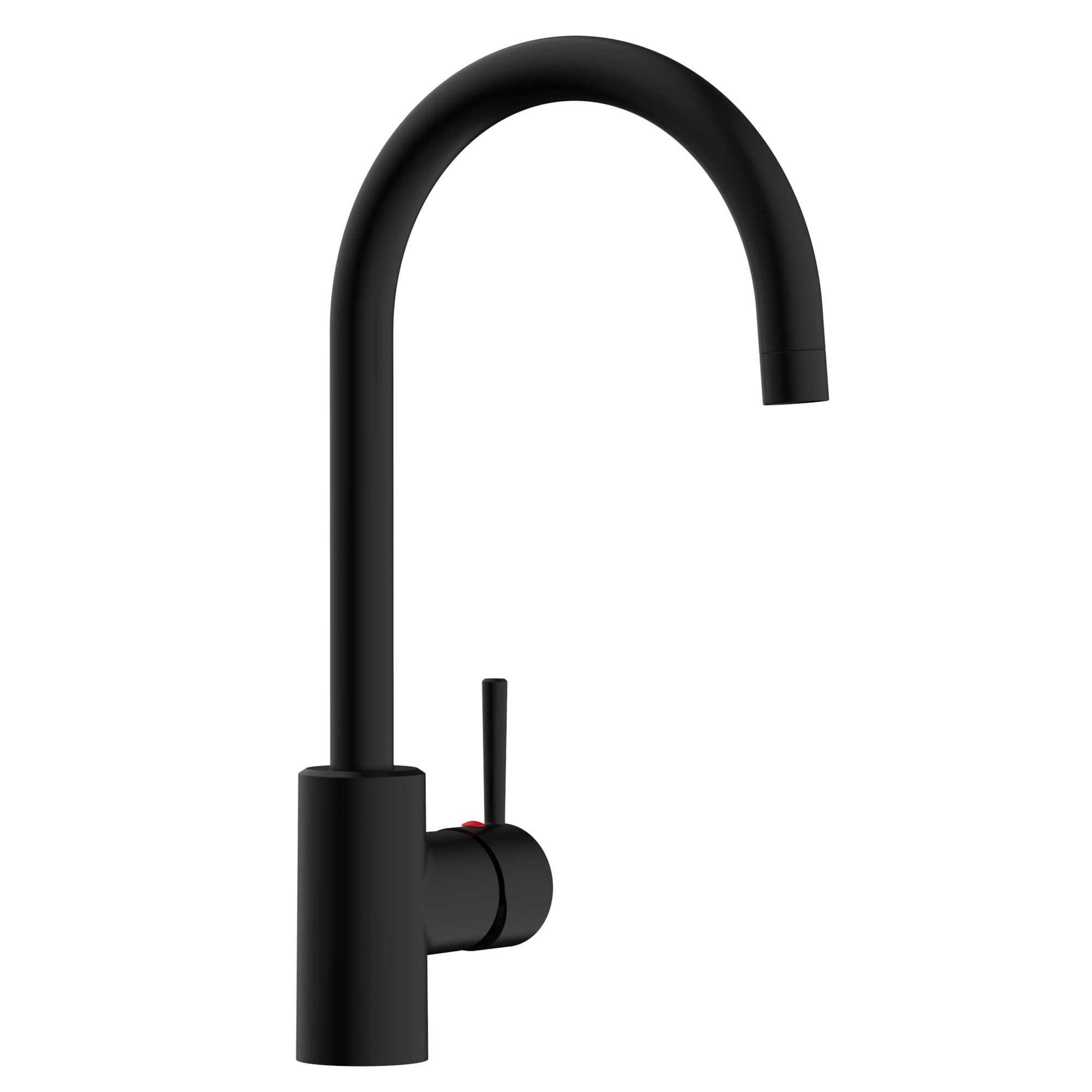 Design House 595678 Eastport II Single-Handle Kitchen Faucet, Matte Black