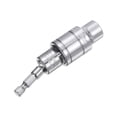thumbnail image 5 of Uxcell 1/2" Drive 10mm Shallow Socket Swivel Joints Hex Shank Impact Driver Adaptor Set, 5 of 7