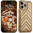 thumbnail image 1 of ELEHOLD Plating Leather Case for iPhone 14 Pro Max 6.7inch Skin-Touch Anti-Scratch Shockproof Protective Case  - Gold, 1 of 7