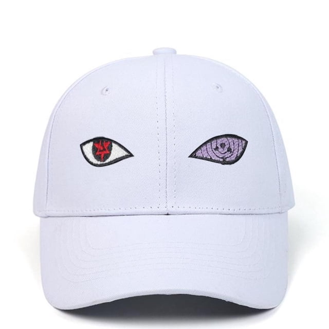Gorra de béisbol White Sharingan para hombre