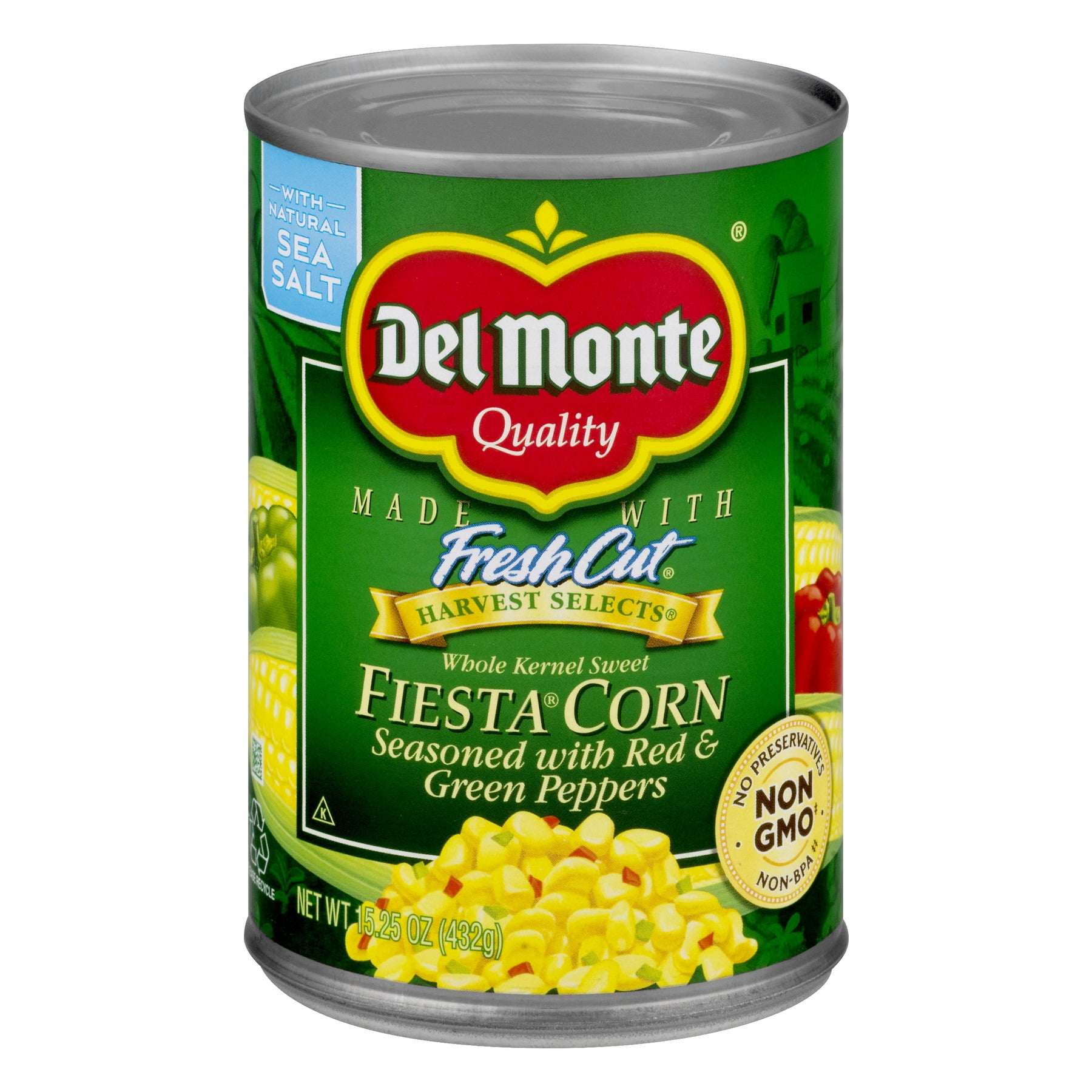 Del Monte Whole Kernel Sweet Fiesta Corn, 15.25 Oz
